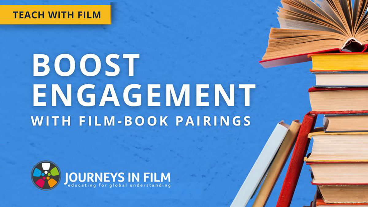 Boost engagement with film book pairings poster